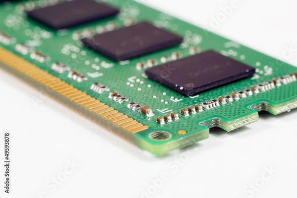 Fototapeta Closeup RAM memory module