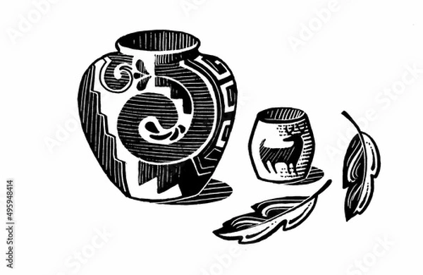 Obraz native pottery