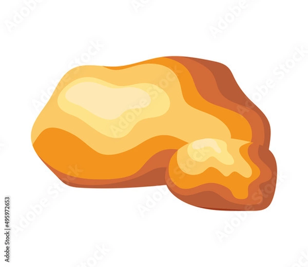 Fototapeta gold rock extraction