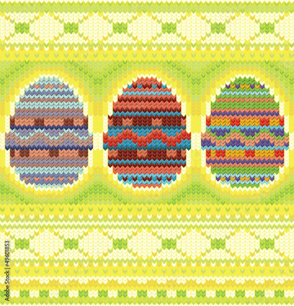 Obraz цветные пасхальные яйца