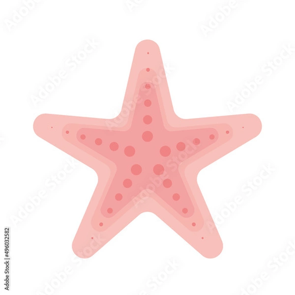 Obraz pink starfish design