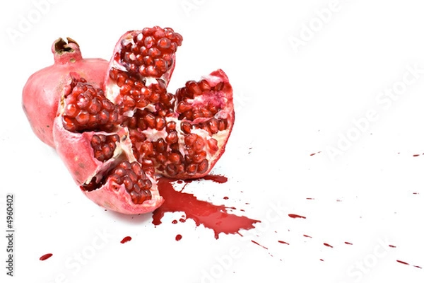 Obraz smashed pomegranate