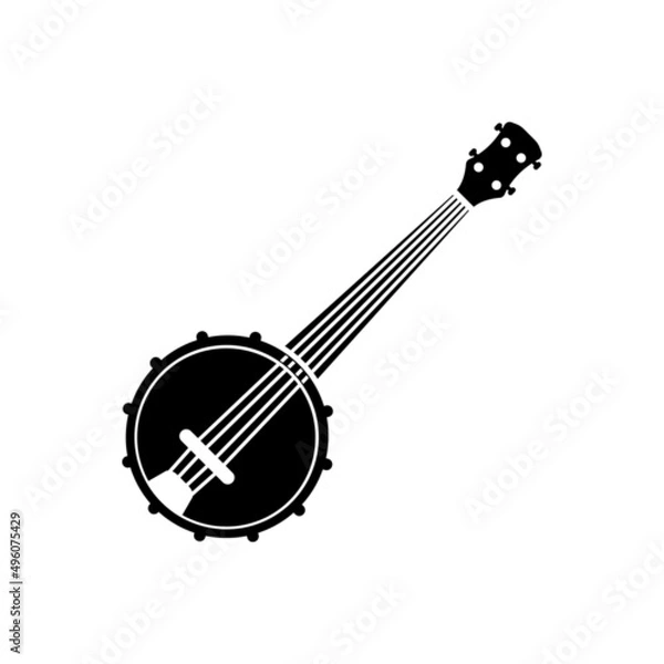 Obraz banjo logo icon design template vector