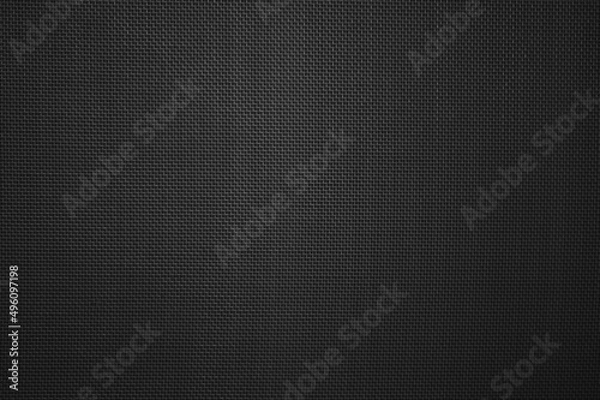 Fototapeta Black canvas smooth abstract texture background, for design artwork and decoration concept