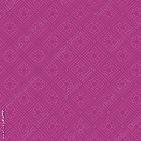 Obraz purple ancient thai pattern background