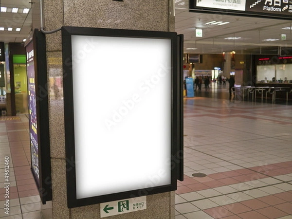 Obraz blank billborad