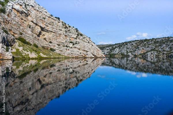 Obraz spiegelglatter Fluss