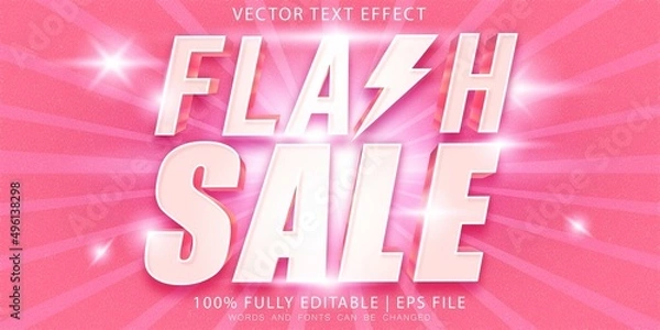 Obraz Flash Sale Editable Text Effect