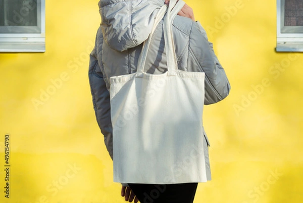Fototapeta Canvas tote bag mockup