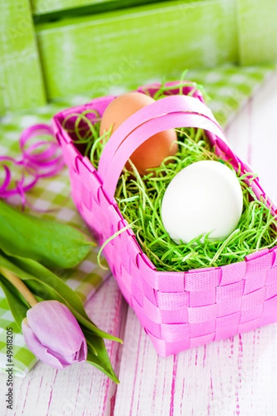 Fototapeta Osterkörbchen