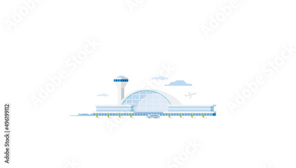 Obraz Aeropuerto vector