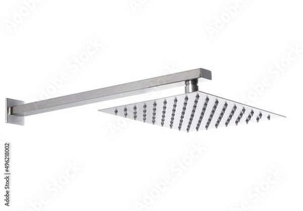 Fototapeta Shower head. Device for hot and cold water. Washbasin invention. Bathroom design. Piece of your's fancy flat. Cranes for home. Different amazing taps.