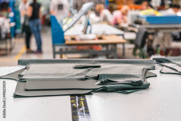 Fototapeta szycie ubrań 