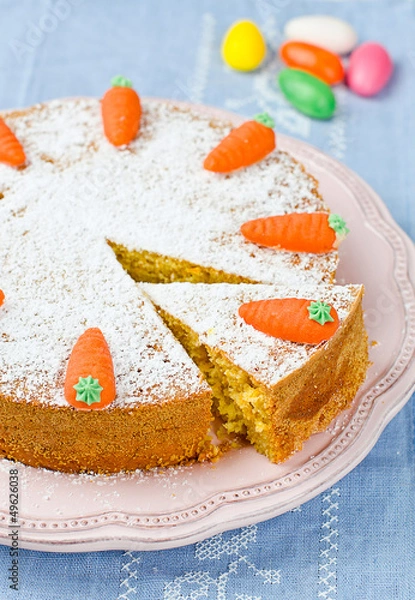 Fototapeta Möhrenkuchen