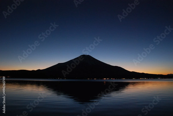 Obraz 富士山シルエット