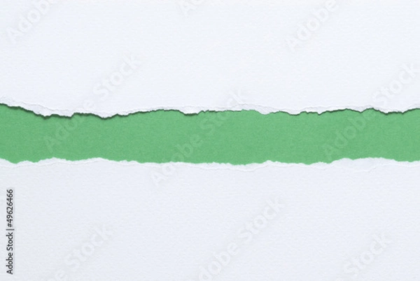 Obraz White ripped paper