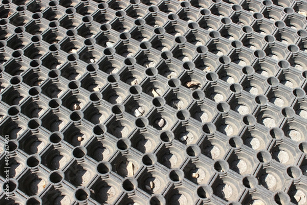 Fototapeta Background with decorative grid