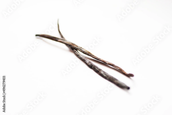 Obraz Bourbon Vanilla auf weissem Hintergrund