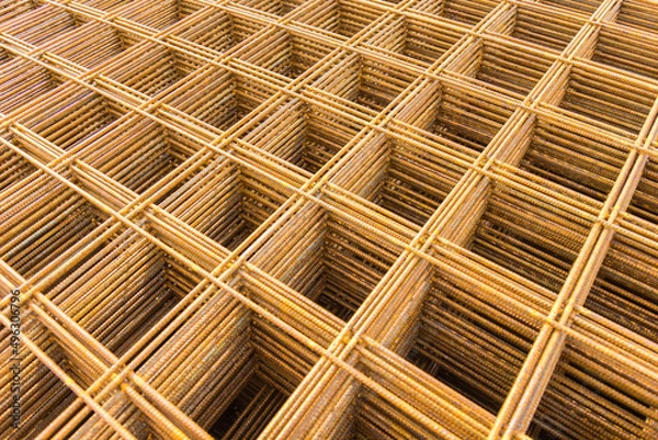 Fototapeta Iron wire is rusty