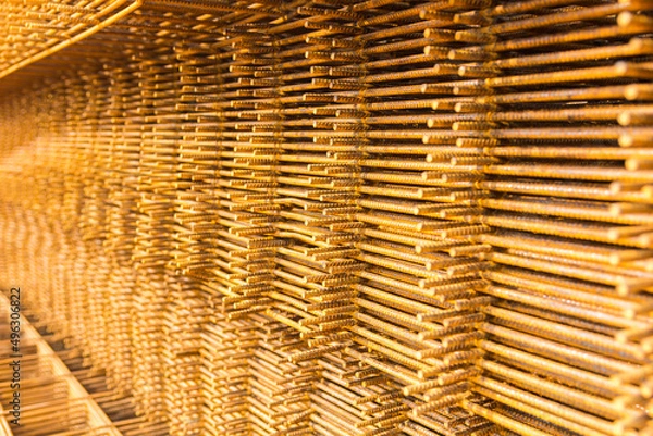 Fototapeta Iron wire is rusty