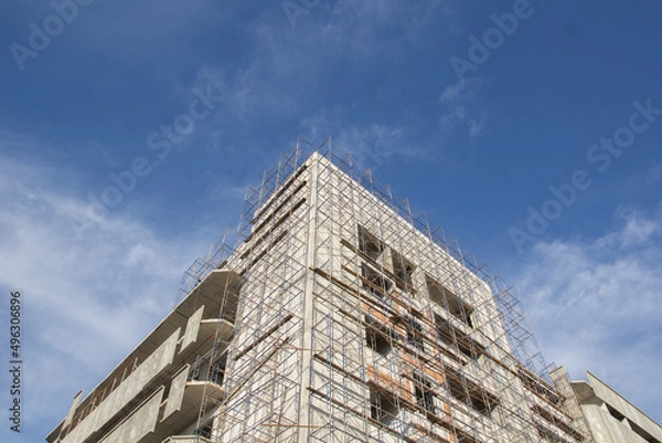 Fototapeta Building construction site