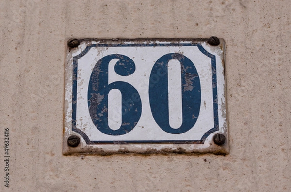 Obraz Hausnummer 60	