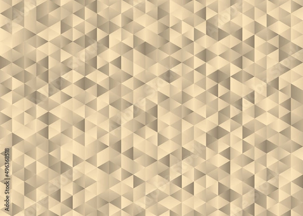 Obraz Triangle beige abstract geometric gradient background	

