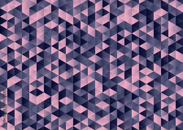Obraz Triangle pink purple abstract geometric gradient background