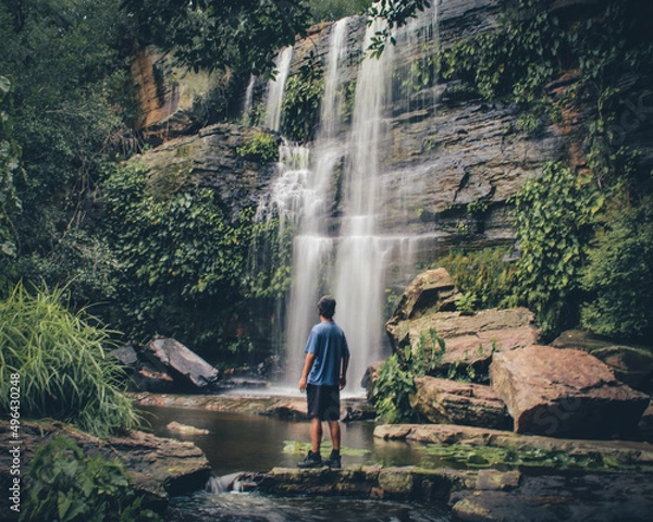 Fototapeta Cachoeira do Riachão, Parque Nacional Sete Cidades, Piauí 