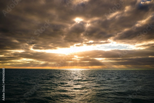 Obraz sunset over the ocean