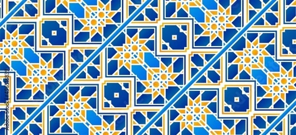 Obraz Colorful abstract geometric pattern design