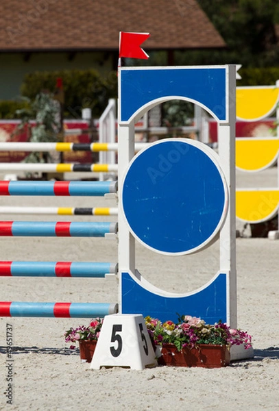 Obraz Equestrian concours ring