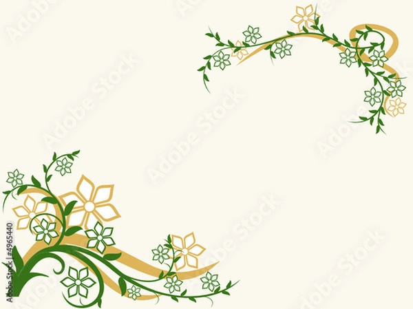 Obraz floral background with space for text