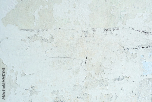 Fototapeta cement background with peeling paint  
