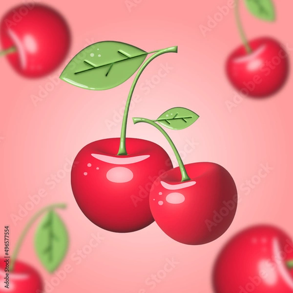Obraz cherry