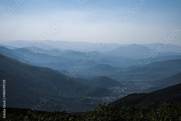 Obraz landscape with fog