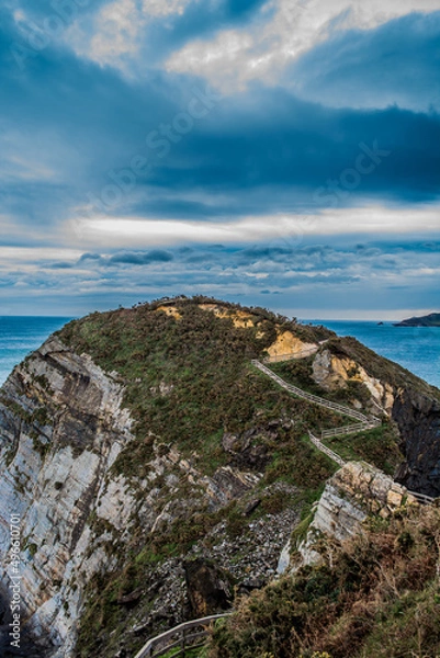 Obraz Paseo en acantilado