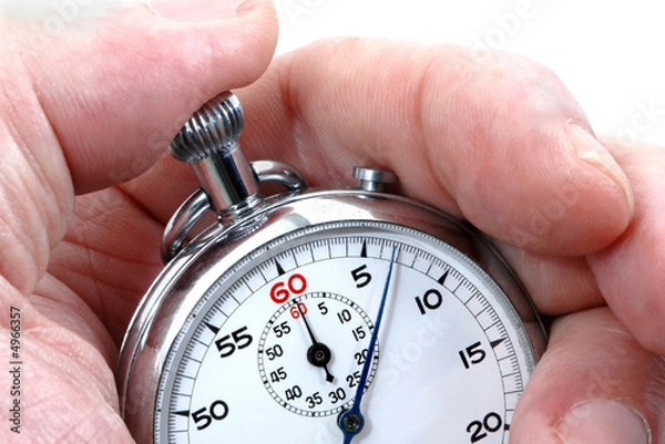 Obraz Stopwatch in a hand
