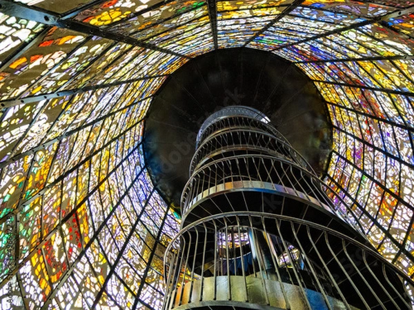 Obraz 【グラフィック素材】彫刻の森美術館の美しい塔