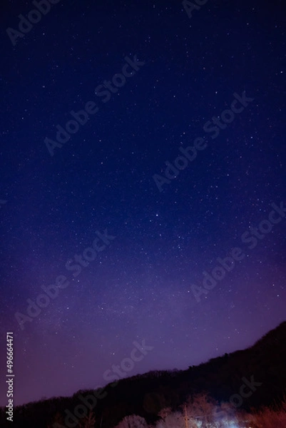 Fototapeta starry night sky