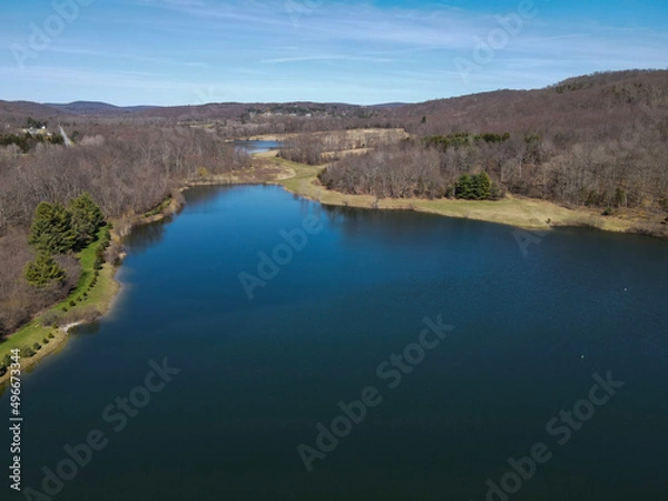 Obraz lake and mountains