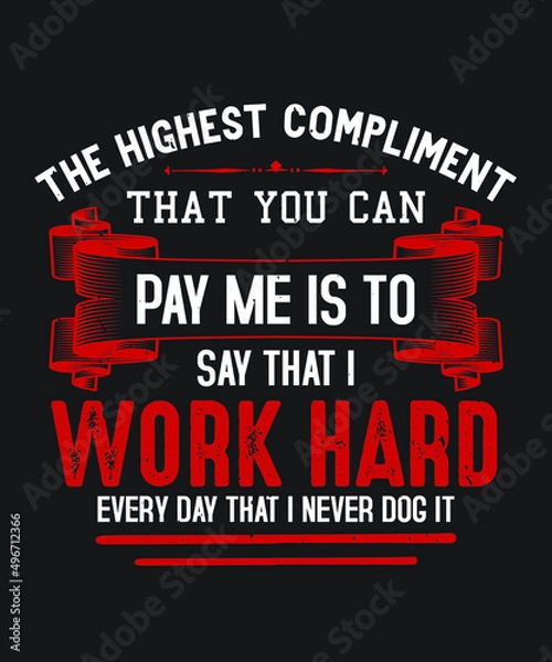 Obraz The highest compliment that you can