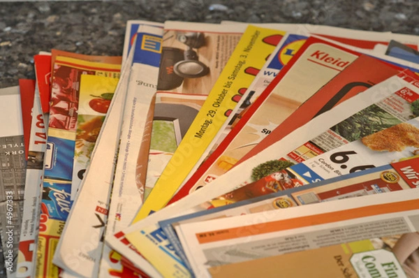 Fototapeta Zeitungsbeilagen