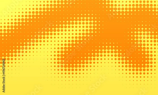 Obraz Abstract halftone color dotted background wallpaper.