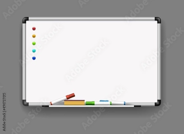 Fototapeta Magnetic whiteboard illustration