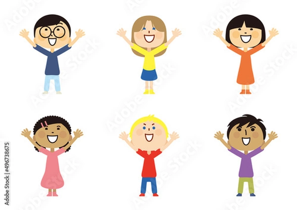 Obraz 子ども　世界　万歳