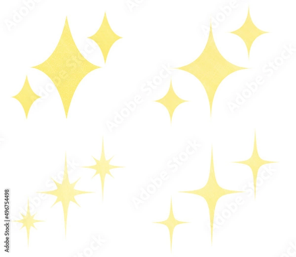 Fototapeta キラキライラストのセット