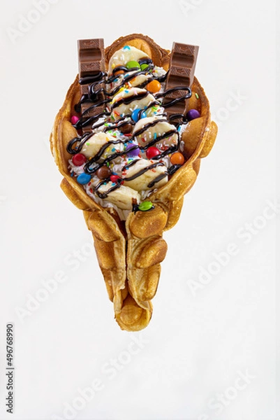 Fototapeta Bubble Waffel
