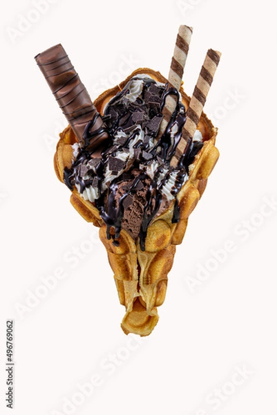 Fototapeta Bubble Waffel