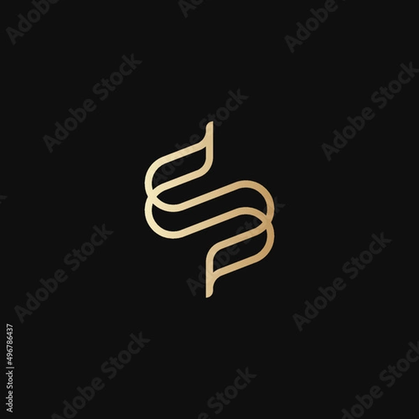 Fototapeta SS luxury logo